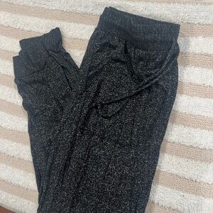 Stars Above Charcoal and Black Knit Pants